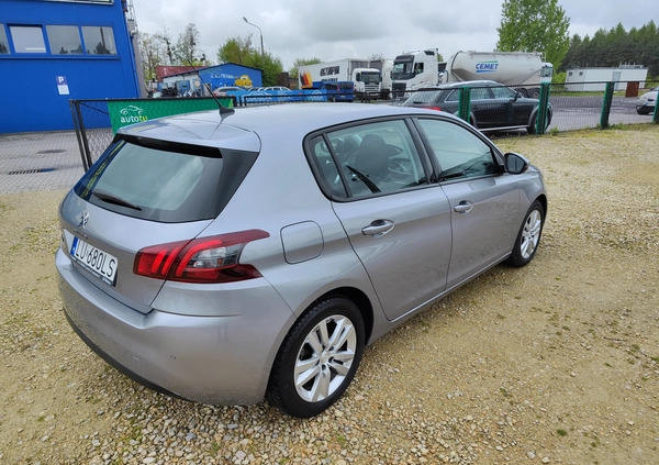 Peugeot 308 cena 58900 przebieg: 74800, rok produkcji 2021 z Lwówek małe 301